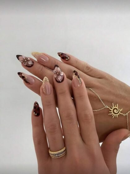 Ongles Nude Artistiques – Nail Art Luxe & Élégant